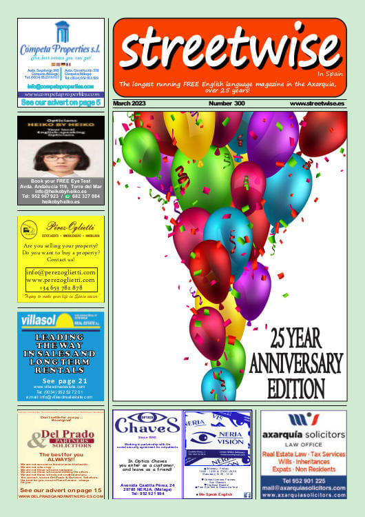 Streetwise magazine front page, year 2023 month 03, issue 300