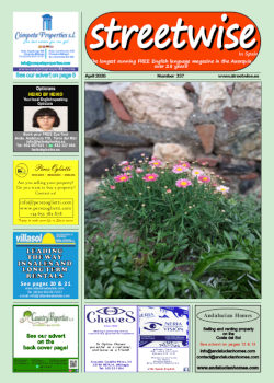 Cover page of Streetwise Magazine in Spain, issue 2026 04 no. 337 with link